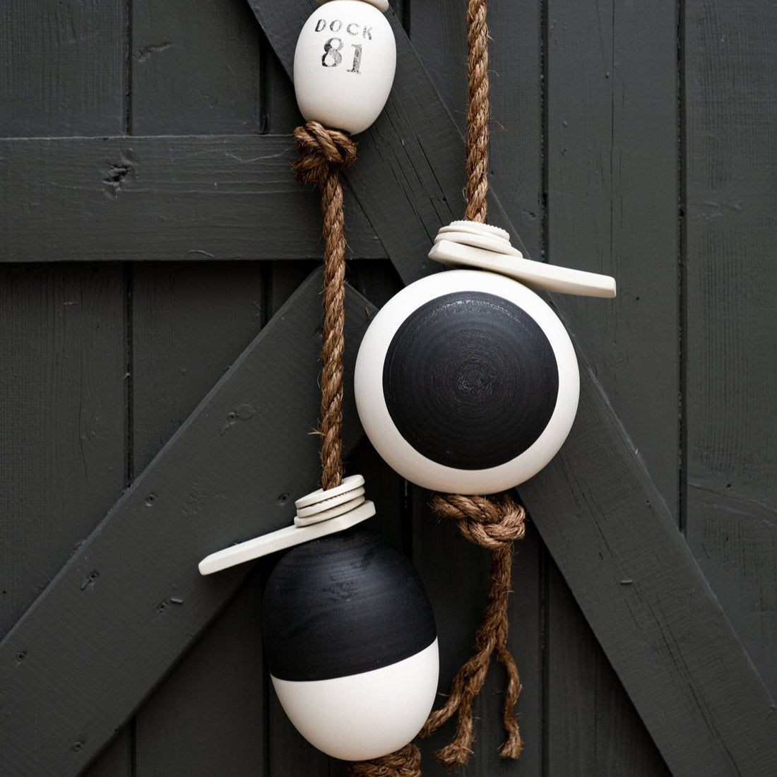 Buoy Garland | Black Lichen