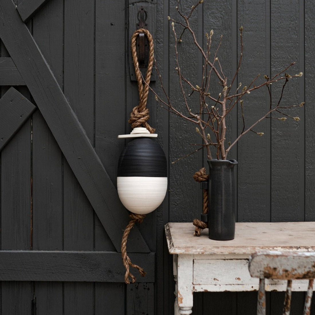 Large Buoy | Black Lichen