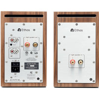 Ethos Powered Speakers | Walnut