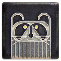 Motawi Raccoon in Black - 3x3