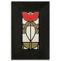 Motawi Bell Flower in Red - 4x8