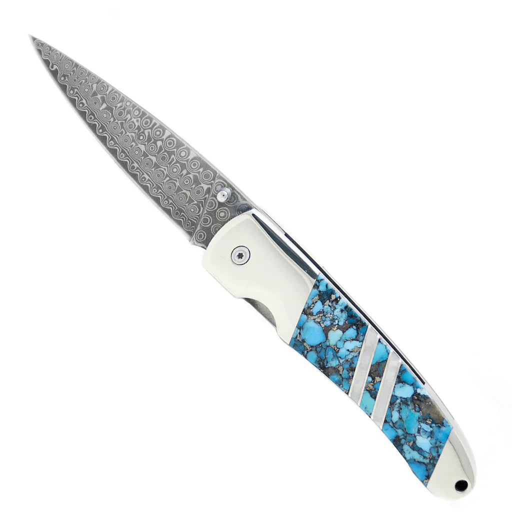 4" Bonita Turquoise Pocket Knife