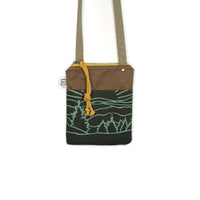 Mini Crossbody Bag Mountains | Moss