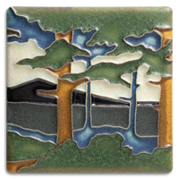Motawi Pine Landscape Summer Mountain - 4x4
