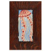 Motawi Jellyfish in Mint - 4x8