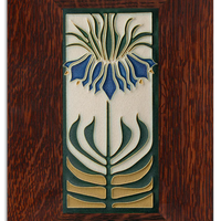 Motawi Persian Lily in Lapis - 4x8 (Discontinued)