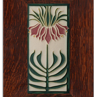 Motawi Persian Lily in Red - 4x8 (Discontinued)