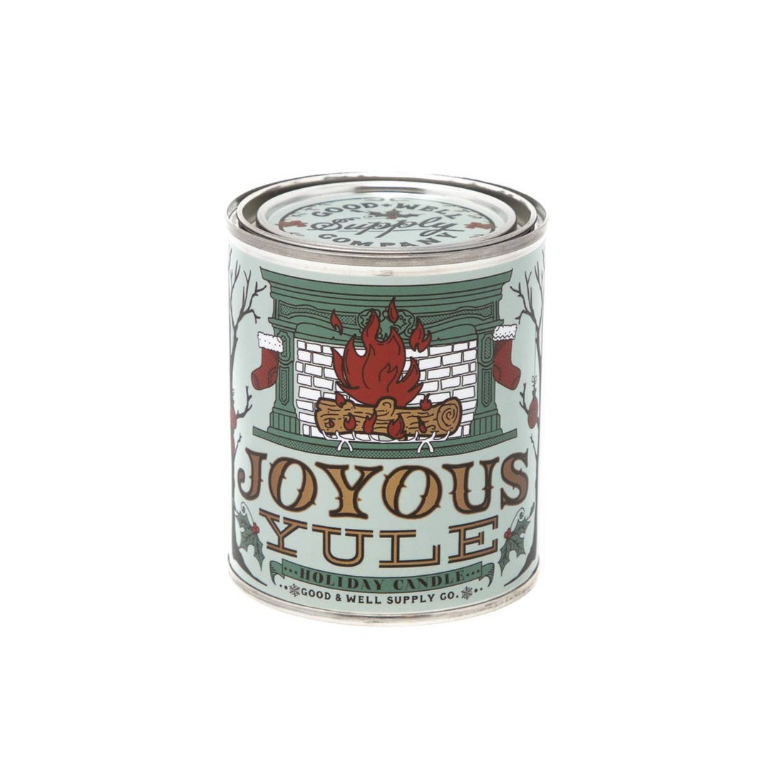 Joyous Yule Holiday Candle