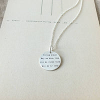 Strong Women Necklace | Silver