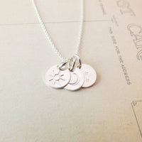 Sun Moon and Stars Necklace | Silver