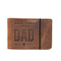 Love About Dad Leather Journal