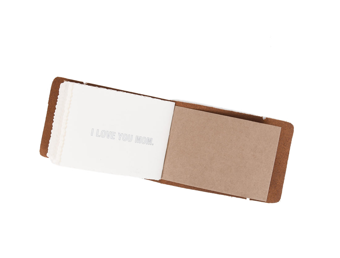 Love About Mom Leather Journal
