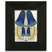 Motawi Blooming Bell in Blue - 6x8