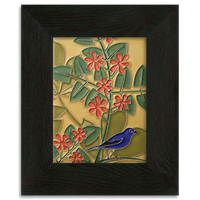 Motawi Bluebird in Red - 6x8 (Discontinued)