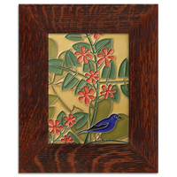 Motawi Bluebird in Red - 6x8 (Discontinued)