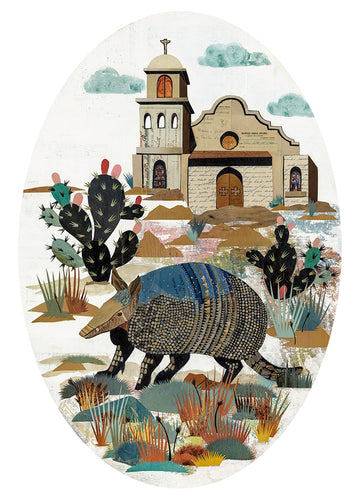At the Mission (Armadillo) | Archival Print