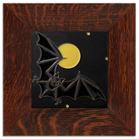 Motawi Bat & The Moon in Black - 6x6