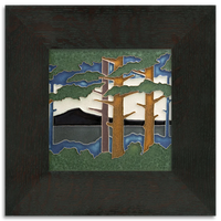 Motawi Pine Landscape Summer Mountain - 6x6