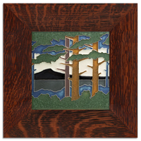Motawi Pine Landscape Summer Mountain - 6x6
