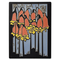 Motawi Maggie's Garden in Blue - 6x8