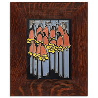 Motawi Maggie's Garden in Blue - 6x8