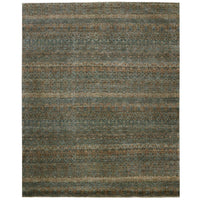 8'1" x 10'1" | Ochre Geometric Rug | Wool | 210000028889