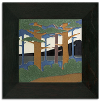 Motawi Pine Landscape Summer Mountain - 8x8