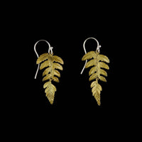 Fern Large Single Leaf Earrings