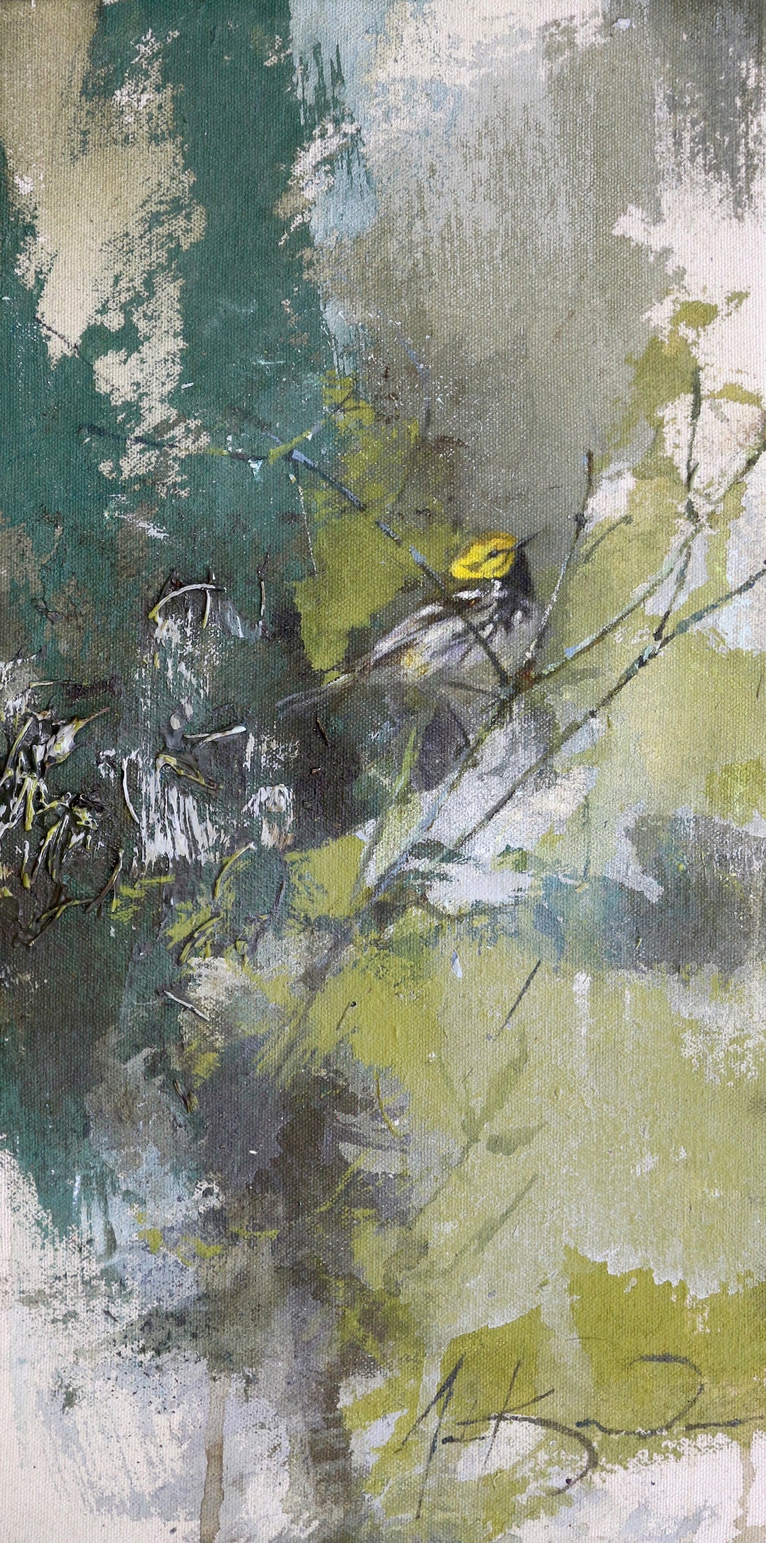 Black-Throated Green Warbler | 16x8