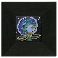 Motawi Cosmic Bloom in Blue - 4x4