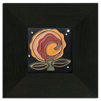 Motawi Cosmic Bloom in Orange - 4x4