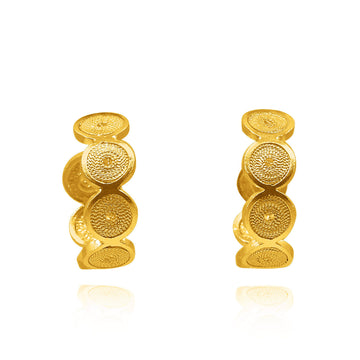 Emeline Hoop Earrings | Gold
