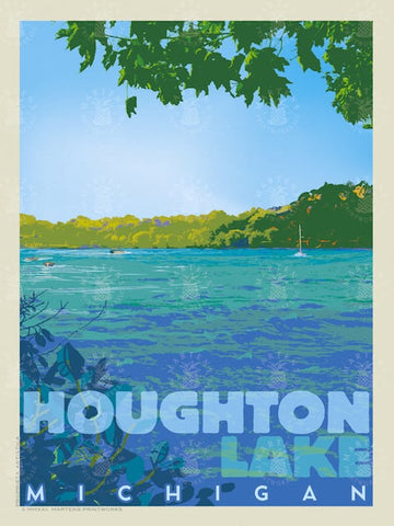 Houghton Lake Print | 11x14