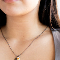 Bronze Floral Stud Earrings