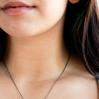 Bronze Quilt Block Stud Earrings