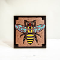 6x6 Bee - Copper Tile