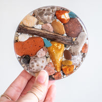 Coaster | Michigan Stones in Resin