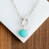Chilean Turquoise Toggle Necklace