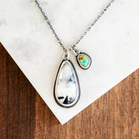 White Buffalo & Sierra Nevada Turquoise Necklace