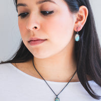 Amaroo Turquoise Oval Earrings