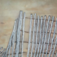 Lakefront Fence | 6x8 Encaustic