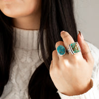 Size 8.5 | Catalina Turquoise Oval Ring
