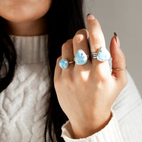 Size 6.75 | Golden Hills Turquoise Round Ring