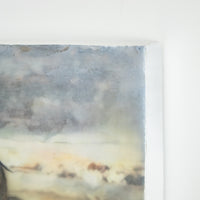 Heron | 6x8 Encaustic