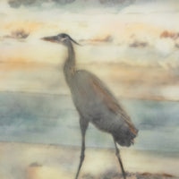 Heron | 6x8 Encaustic
