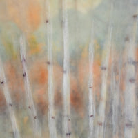 Birch Trees | 6x8 Encaustic