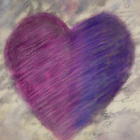 Heart | 6x8 Encaustic