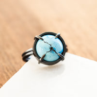 Size 7 | Golden Hills Turquoise Ring
