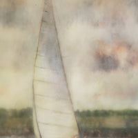 Sailboat | 6x8 Encaustic