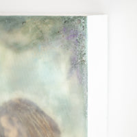 Reflection Girl | 6x8 Encaustic